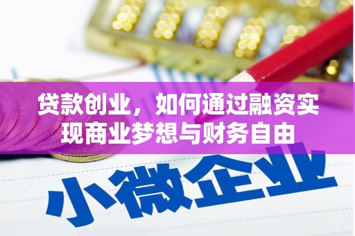 富民贷款创业，如何通过融资实现商业梦想与财务自由