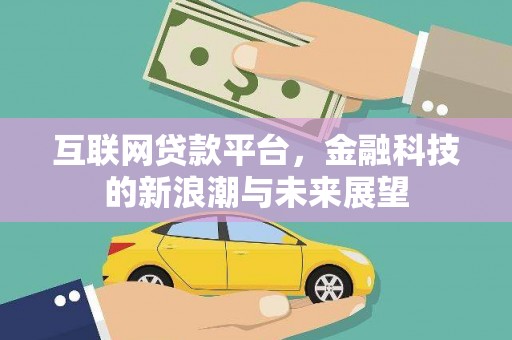 富民互联网贷款平台，金融科技的新浪潮与未来展望