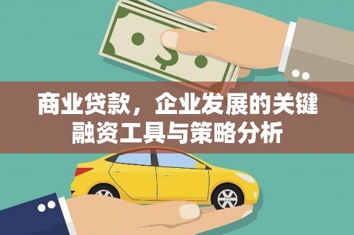 富民商业贷款，企业发展的关键融资工具与策略分析