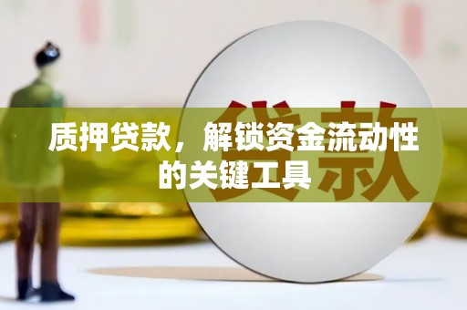 富民质押贷款，解锁资金流动性的关键工具