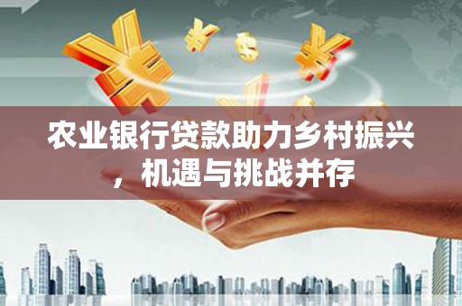 富民农业银行贷款助力乡村振兴，机遇与挑战并存