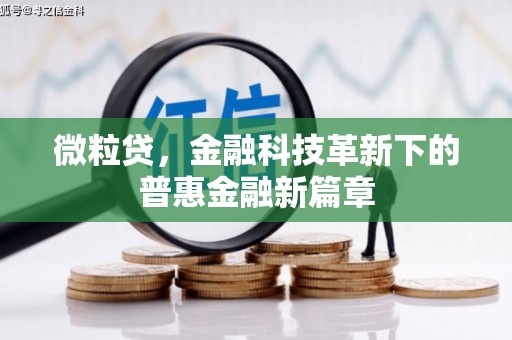 富民微粒贷，金融科技革新下的普惠金融新篇章