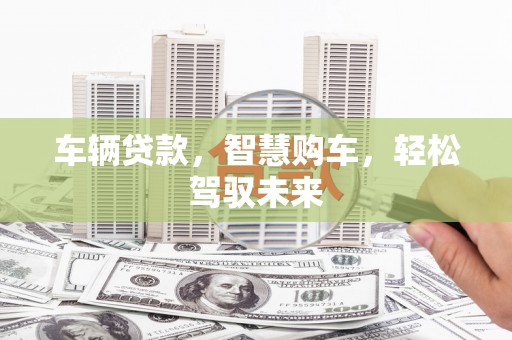 富民车辆贷款，智慧购车，轻松驾驭未来